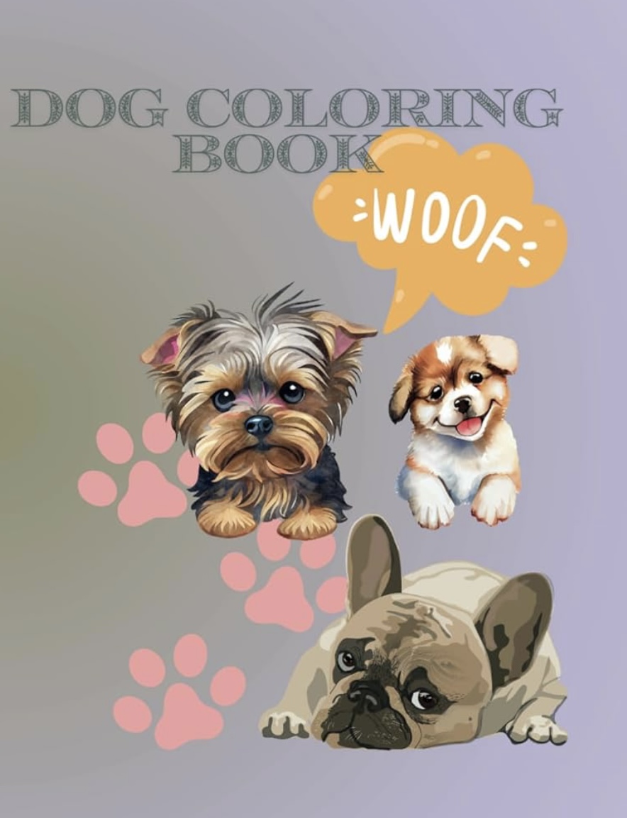Dog Coloring Book by Ana L. Vazquez
